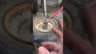 How To Remove a Rusty Rototiller Wheel [upl. by Leacim]