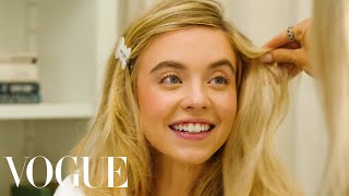 Euphorias Sydney Sweeney Gets Ready for A Premiere  Vogue [upl. by Ocirled]