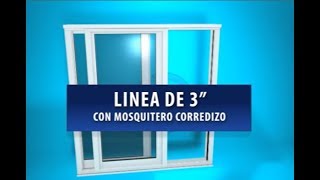 Como Instalar un Mosquitero Corredizo linea 3quot de Perfiletto San Luis Potosí [upl. by Kissee]