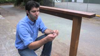 Cable Railing with Wood Posts DIY [upl. by Nemad]