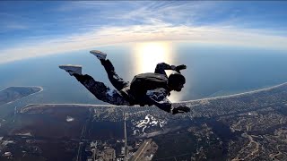 Skydiving Barrel Roll Backflip and Front Flips [upl. by Himelman]