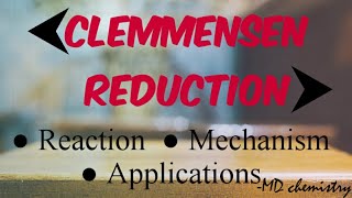 Clemmensen Reduction  Reaction  Mechanism  Applications [upl. by Ydac]