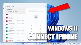 Finally You Can Connect your iPhone to Windows 11 Using Phone Link [upl. by Anilrac]