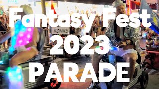 Fantasy Fest 2023 Parade Duval Street KEY WEST FL [upl. by Dlabihcra]