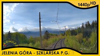 CABVIEW Jelenia Góra ➡️ Szklarska Poręba Górna  1440p prędkość [upl. by Kohsa]