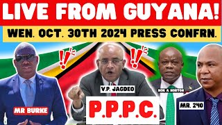 VP JAGDEO EXPSE THIS ABOUT BRUTU  MORE PPP Press Conference By Bharrat Jagdeo [upl. by Delinda]