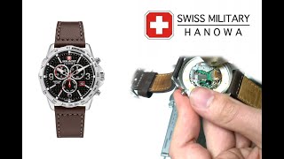 Swiss Military Hanowa Watch Battery Replacement  Wymiana baterii w zegarku [upl. by Inhoj668]