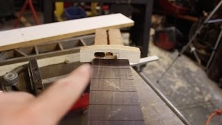 You Can Make a Compound Radius Fretboard Easily  Guitar Build  Part 9 [upl. by Onairda453]