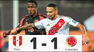 PERU VS COLOMBIA  GOLES Y RESUMEN COMPLETO  ELIMINATORIAS SUDAMERICANAS  FECHA 7 [upl. by Lemor]