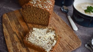 HOW TO MAKE IRISH GUINNESS BROWN BREAD Saint Patricks Day Recipe [upl. by Adyeren]