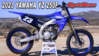 2023 Yamaha YZ250F  250 Shootout  Cycle News [upl. by Nafets]