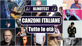 INDOVINA LA CANZONE  CANZONI ITALIANE  Tutte le età guess the song quiz [upl. by Berga]