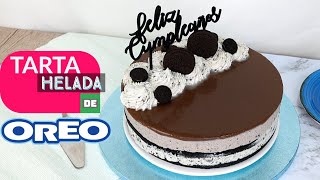 TARTA HELADA DE OREO  receta fácil [upl. by Darline719]