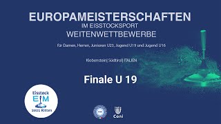 EM Eisstockschießen Weitenwettbewerb U19 am Ritten Südtirol 2021 [upl. by Gratt510]