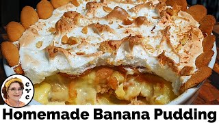 Homemade Banana Pudding  Old Fashioned Recipes [upl. by Adaval274]