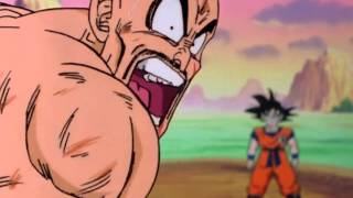 DBZ Kai Over 8000 Goku Vs Nappa Beginning [upl. by Nhguaved]