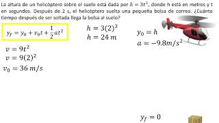 Física  Caída libre  Ejemplo 5 [upl. by Elleivad996]