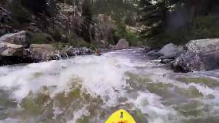 Waterton Canyon Kayaking  600 cfs [upl. by Nohsed]