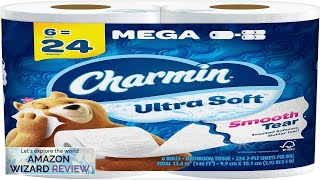 Charmin Ultra Soft Toilet Paper 6 Mega Rolls  24 Regular Rolls Review [upl. by Gaves]