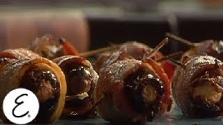 Bacon Wrapped Dates Stuffed with Cream Cheese  Emeril Lagasse [upl. by Inaoj]