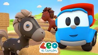 Leo the Truck Español  Vamos a la granja con Leo el Camión  40 Minutos para niños en español [upl. by Attenra]