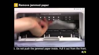 PIXMA MG2922 Removing a jammed paper inside the printer [upl. by Duwe]