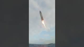 BUOY CAM 🌊 SpaceX Starship Flight 6 Epic Ocean Landing 🚀 SpaceX starshiplanding OceanLanding [upl. by Merete]