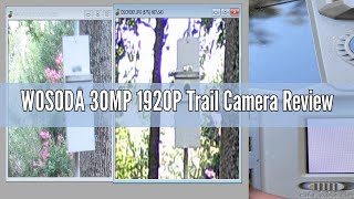 WOSODA 30MP 1920P Trail Camera Review [upl. by Etam]