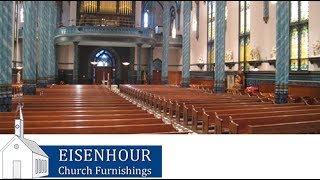 Church Pew Restoration  Refurbishing Staining Cushions Restoration [upl. by Nawat]