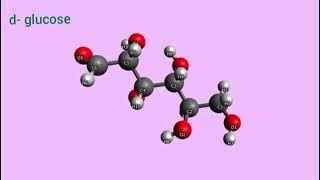 d  glucose  3D structure [upl. by Evilo]