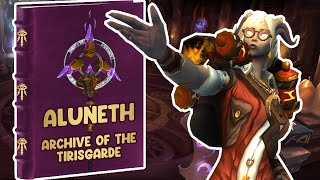 Archive of the Tirisgarde Aluneth  Mage Legion Order Hall  Dalaran History [upl. by Nnahgiel794]