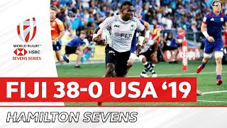 Full Final Replay  Fiji 380 USA  Hamilton 2019 [upl. by Ty]