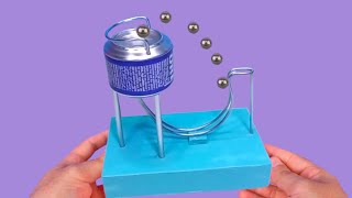 Amazing DIY Marble Machine made com Soda Cans [upl. by Pomona]