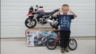 Kids Rollplay 6v BMW 1200 GS Motorcycle Unboxing amp Assembly Motorbike [upl. by Ahsinnod]