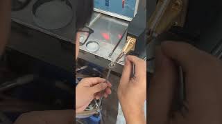 JLCG3KW 3KW Induction Heating Machine to Weld Copper Wire Terminals with Tin Soldering Rod [upl. by Kowatch]