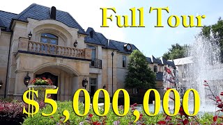 5 MILLION Luxury Mansion  Full Tour  Plano TX near Dallas [upl. by Nojad]