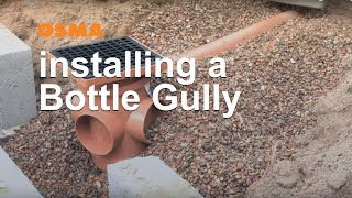 How to install a Bottle Gully  OsmaDrain [upl. by Cyrie]