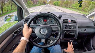 2005 Volkswagen Touran I 19 TDI 105hp0100 POV Test Drive 2034 Joe Black [upl. by Pris852]