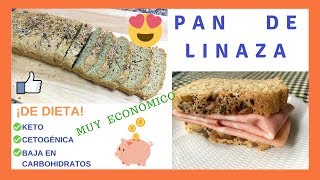 III▷ Receta « PAN KETO de LINAZA al HORNO » ✅ Dieta KETO o CETOGÉNICA ⭐️ [upl. by Lucila981]