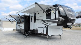 Three Bedroom Two Full Bath Luxury Bunkhouse Fifth Wheel 2021 Keystone Avalanche 390DS [upl. by Assilat642]