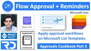 Power Automate flow Approval Reminders with Microsoft Lists [upl. by Caye148]