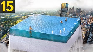 15 MOST Creative Swimming Pools [upl. by Inirt]