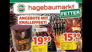 Hagebaumarkt Feuerwerksprospekt 201819 [upl. by Hyde823]