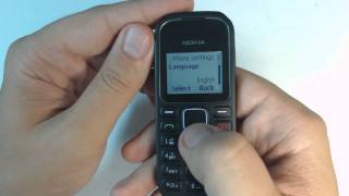 Nokia 1280 factory reset [upl. by Anairt981]