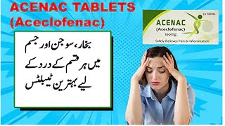 Acenac 100 mg tablet uses  Aceclofenac side effects  Aceclofenac 100 mg tablet uses [upl. by Ahsenyt]