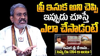 Chalasani Srinivas Shocking Comments On Chandrababu Free Sand Scheme  Chalasani Srinivas Interview [upl. by Cohen684]