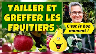 Comment tailler les arbres fruitiers et prélever des greffons [upl. by Ingalls]