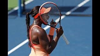 2017 US Open Sloane Stephens Match Point [upl. by Akihsal]