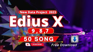 Edius X  New Project Data 50 project  free download  By Mega Studio [upl. by Aerahs905]