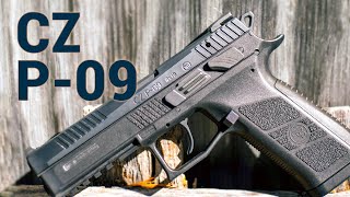 CZ’s First FullSized Polymer Pistol The CZ P09 [upl. by Ransom]